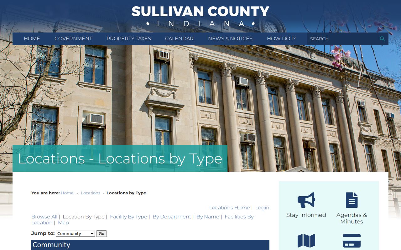 Sullivan County bench warrant courthouse and court offices